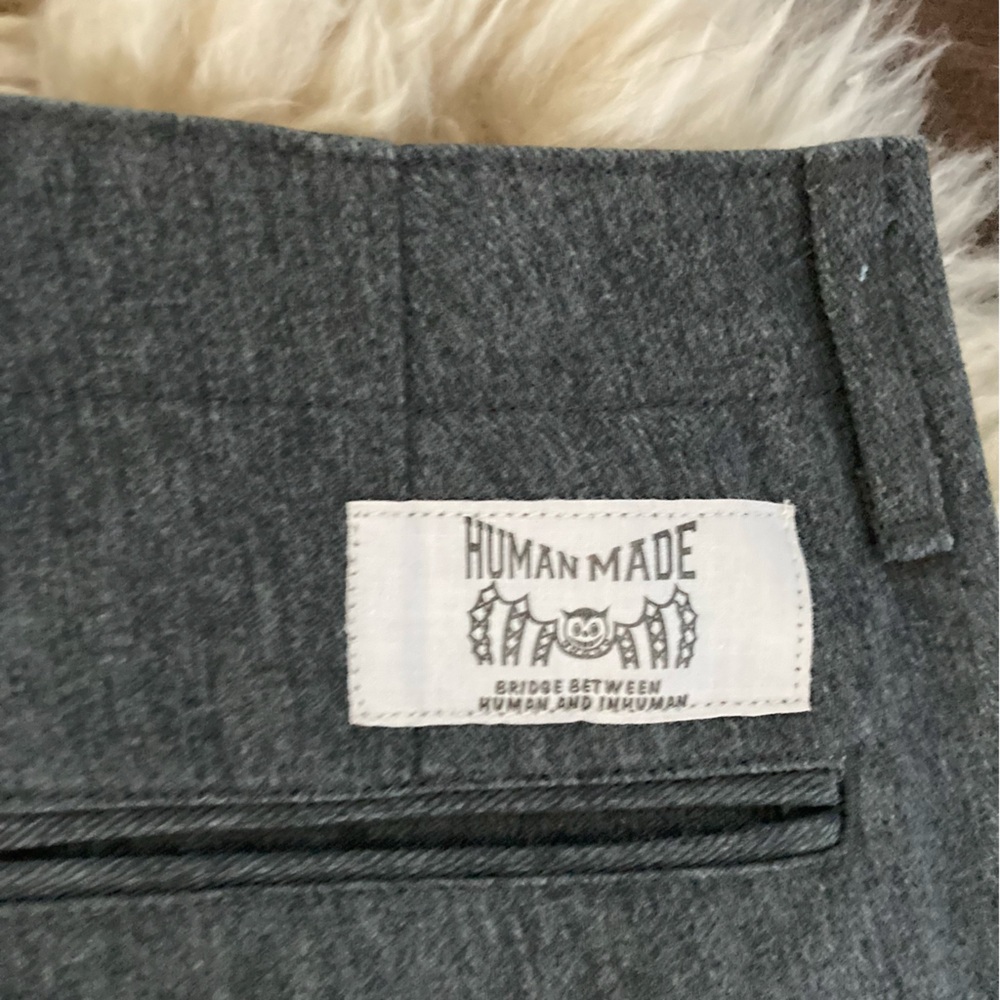 Human Made X Cactus Plant Flea Market Gray Cropped Work Pant Shorts Sz S 30 - Picture 6 of 9